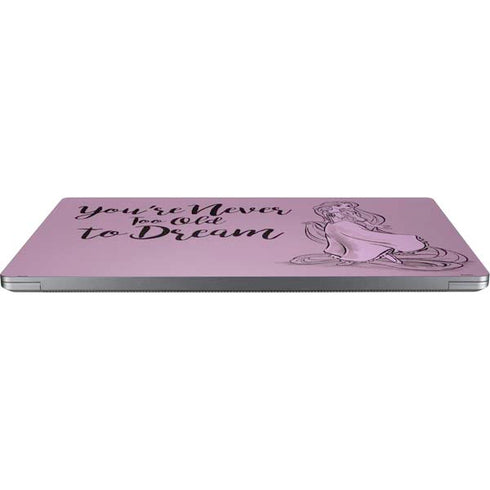 Disney Princess Rapunzel Never Too Old To Dream Art Universal Laptop 12in (9.8 x 6.8in) Skin